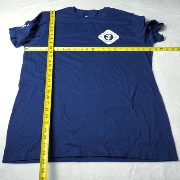 Nike NYC Coach John Thompson Shirt Mens Size L Large Blue Activewear - Picture 7 of 7